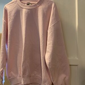 Pink Gildan Heavy Blend Crewneck sweatshirt size : Large